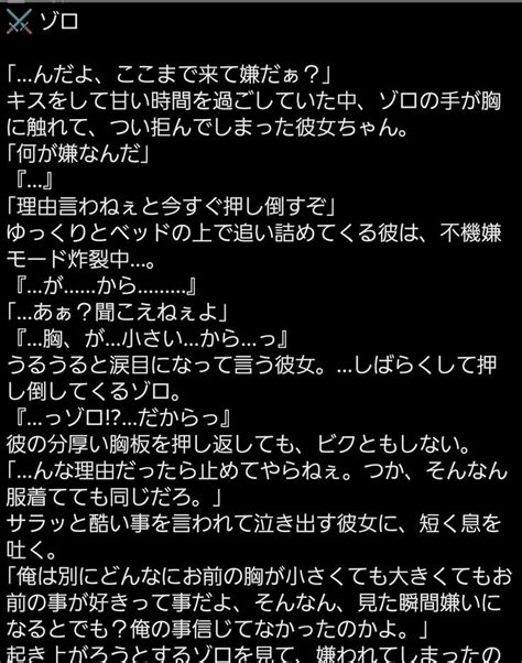 【サンゾロ】小説・夢小説一覧 (125件以上) 